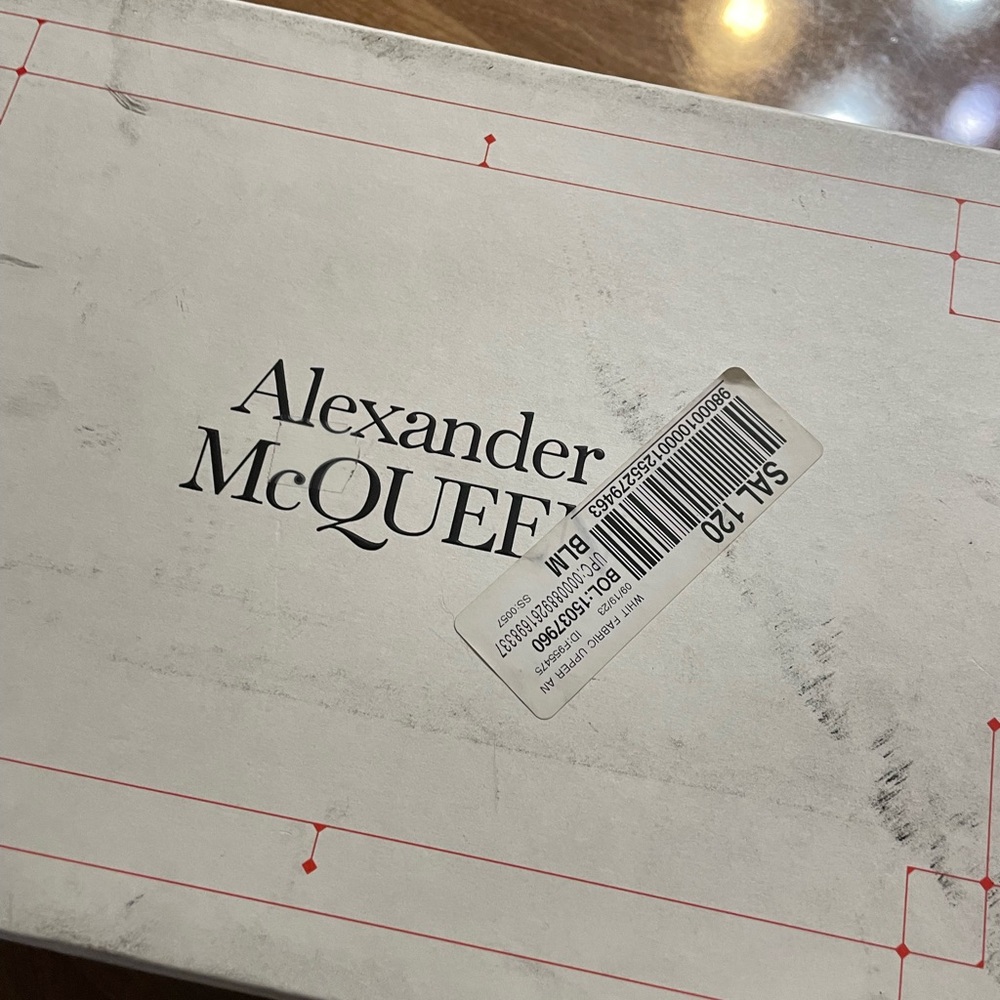 Alexander McQueen White Men's Sneakers - Picture 8 of 16